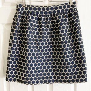 Kate Spade Polka Dot Embroidered Skirt Size 12